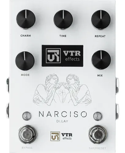 Pedal de Efeito para Guitarra VTR Narciso Delay Gold Series