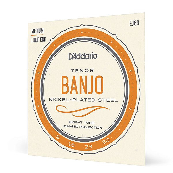 Encordoamento Banjo Tenor D Addario Nickel Plated Steel EJ63
