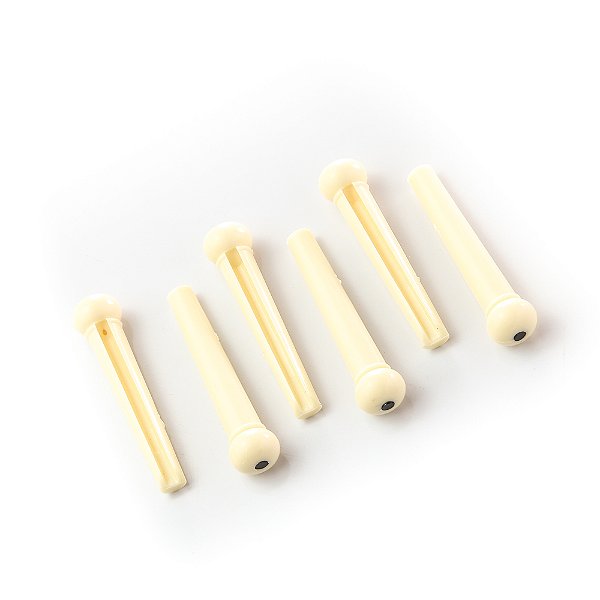 Pino Ponte Violão Creme Preto (6 Peças) Spirit BPN-IV/BLK