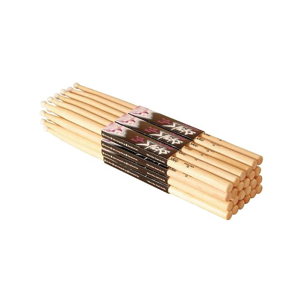 Baquetas Hickory 7A (12 Pares) On-Stage HW7A