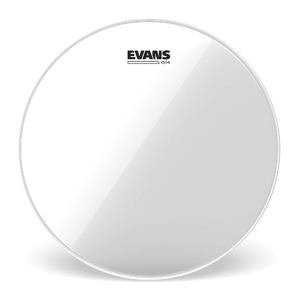 Pele Para Caixa E Tom 13'' Evans G14 Transparente TT13G14