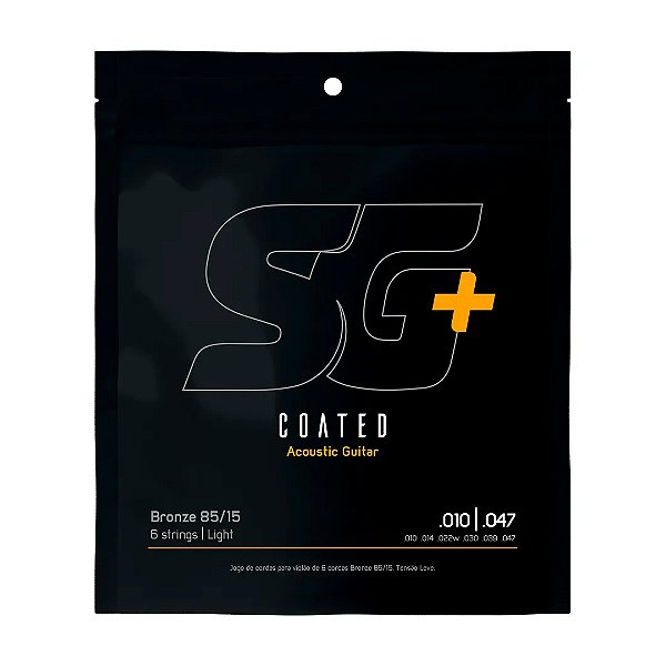 Encordoamento P/violão Bronze 85/15 Sg+ Revestido 010