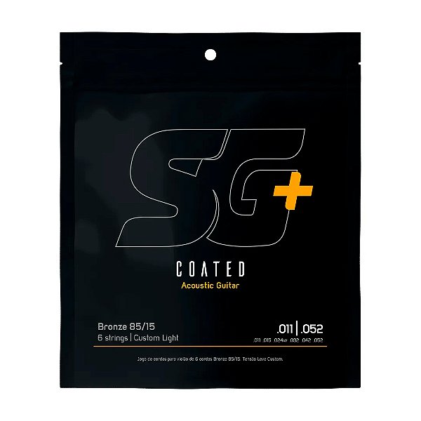 Encordoamento P/violão Bronze 85/15 Sg+ Revestido 011