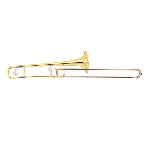Trombone Tenor Ysl 354 E Laqueado Dourado Com Case Yamaha
