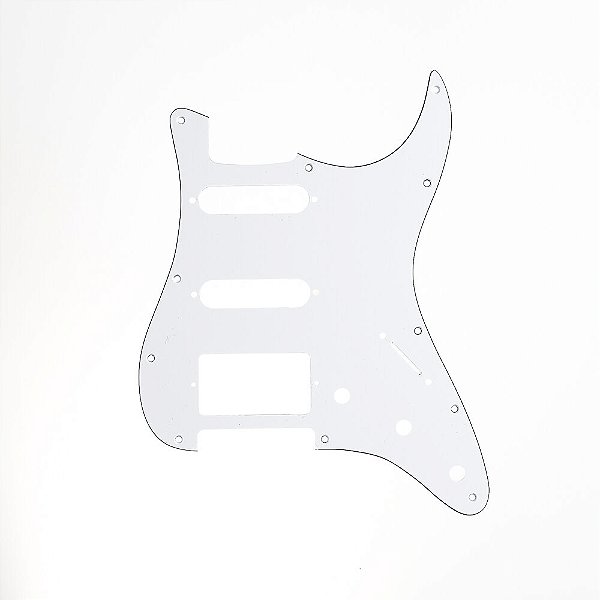 Escudo Para Guitarra Am Strat HSS Branco 3P Spirit 110-WH