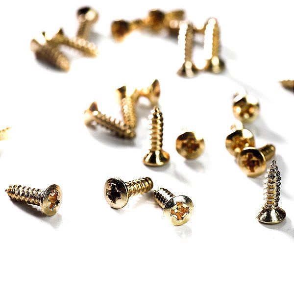 Parafuso Suporte Jack Dourado WO 2.5x10.0 (24 Peças) Spirit