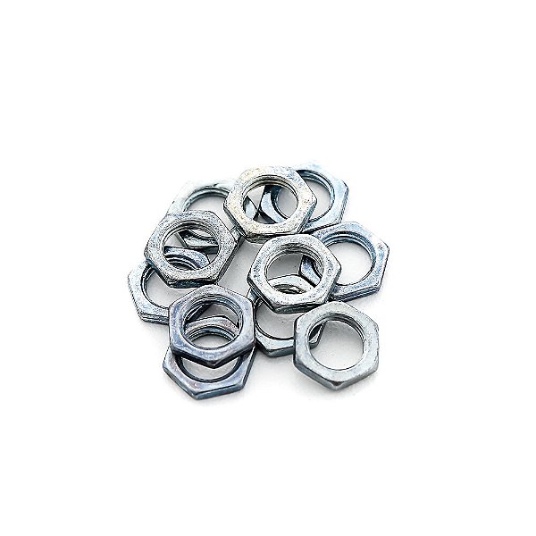 Porca Jacks/Pots M8.0 Niquelada (12 Peças) Spirit M8-POT-NI