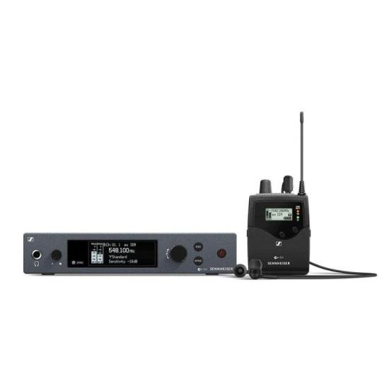 Sistema de Monitoramento Sennheiser EW IEM G4-A1 Sem Fio
