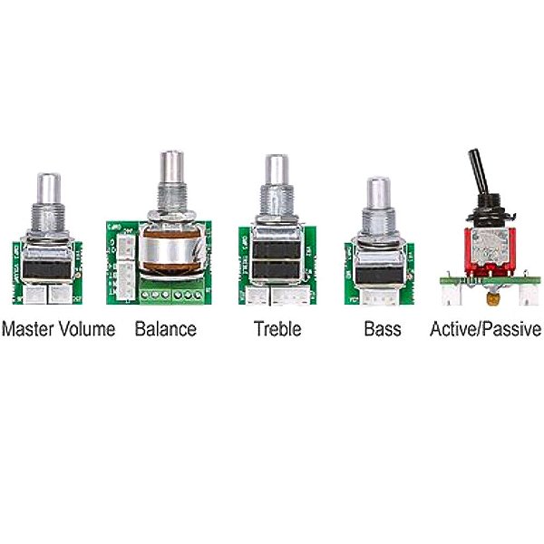 Circuito Passivo com Equalizador 2 Bandas Baixo Spirit GMP21