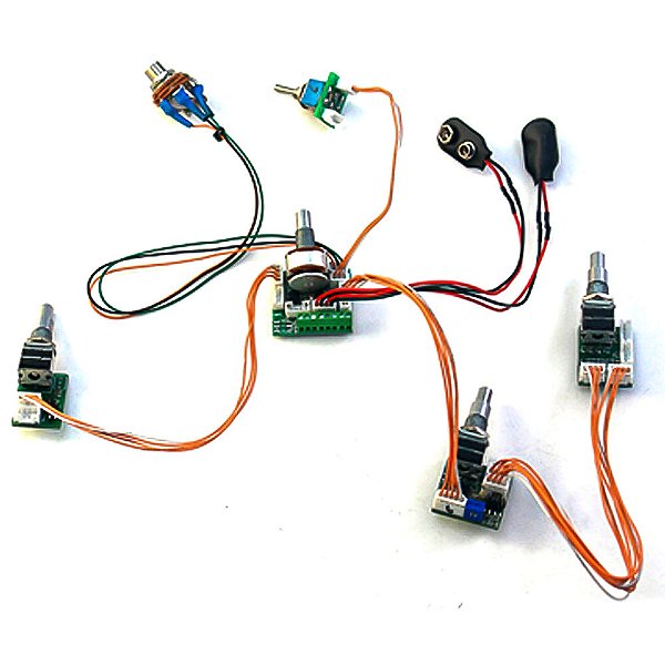 CircuitoSem Solda com Equalizador 5 Bandas Baixo Spirit GMP5