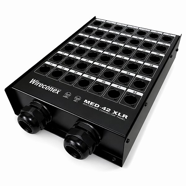 Painel Xlr 42 Entradas 2 Saídas Sem Conectores Wireconex