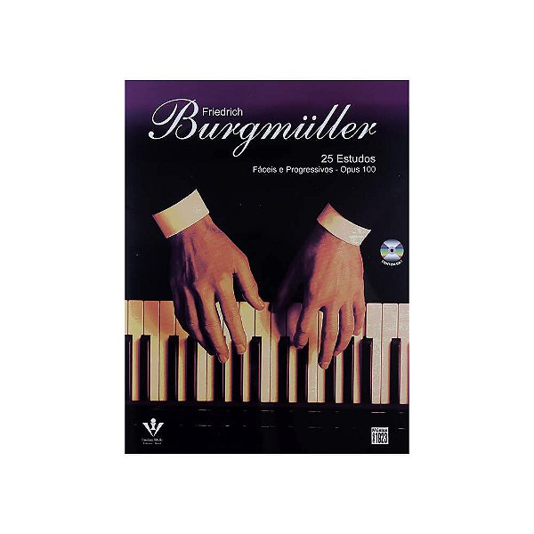 25 Estudos - Op. 100 - Burgmüller - Irmãos Vitale 383-M