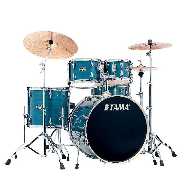 Bateria Completa (5 tambores) Bumbo 22 (Azul HLB) Tama Imperialstar IP52H6W-HLB