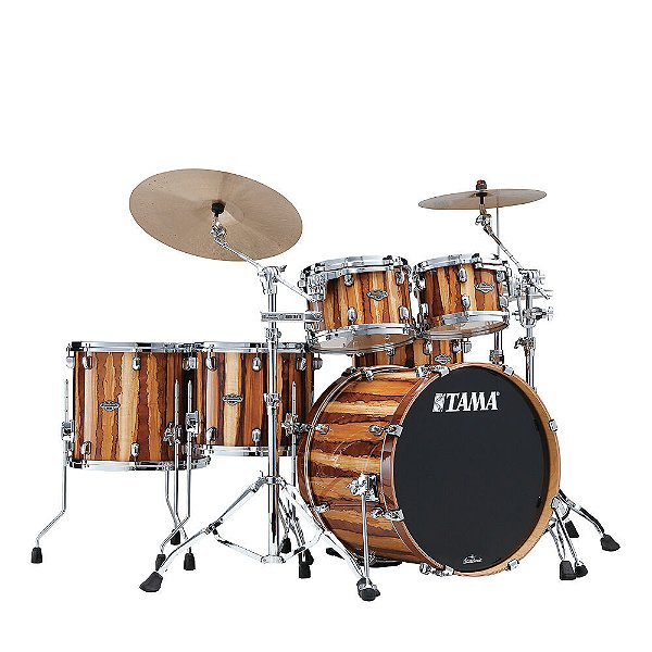 Bateria Shell Pack (5 tambores) Bumbo 22 (Caramel Aurora) Tama Starclassic Performer MBS52RZS-CAR