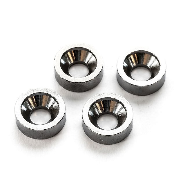 Bucha Trocolos Cromada 12mm de Diametro 4Pc Spirit JTS-CR