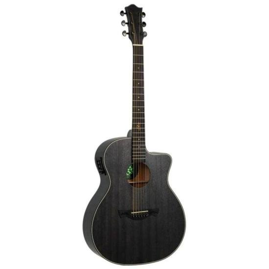 Violão Tagima OG-33 Cacau Santos Medium Jumbo Aço Black Open Pore