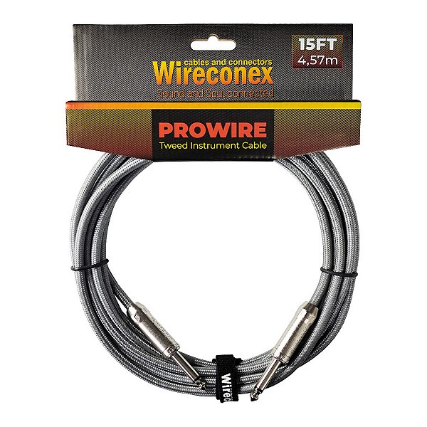 Cabo P10 Prowire Tweed Prata 6,10m Wireconex