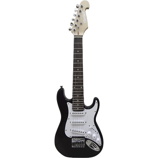 Guitarra Elétrica Infantil Kids Profissional Teg 30 Preto Thomaz