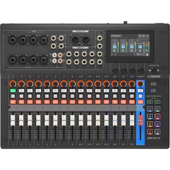 Mesa de Som Yamaha MGX16 16 Canais Preta