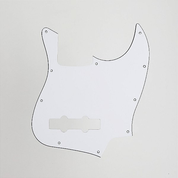 Escudo Para Baixo Jazz Bass Branco 3P Spirit 641-WH