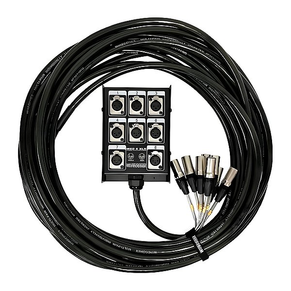 Medusa Multicabo 08 Vias Xlr / Xlr 10 Metros Wireconex