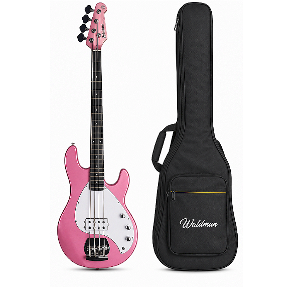Contrabaixo Waldman MB110 MLP/B Metallic Pink 4 Cordas com Bag