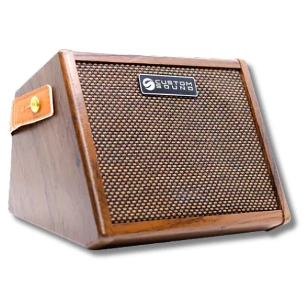 Amplificador Custom Sound para Violão Mini 15W Bluetooth – Natural