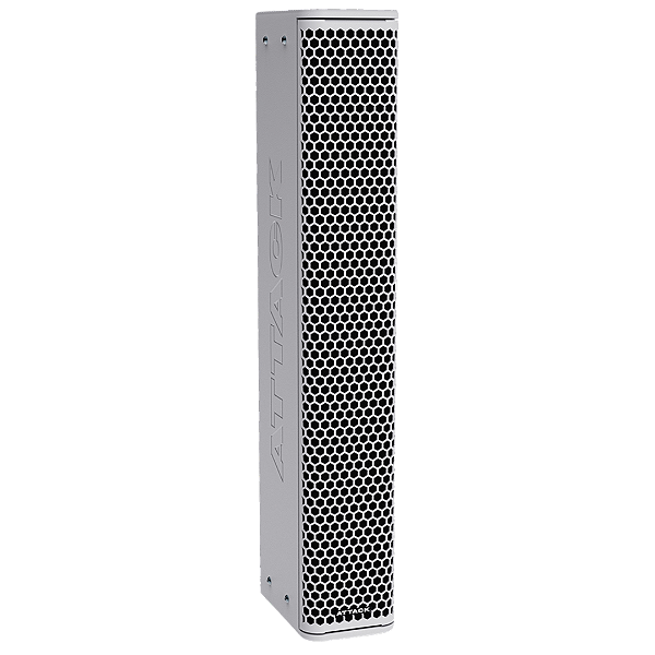 Caixa De Som Coluna Passiva 8x3" Versa Red Attack Vsc83 Branco