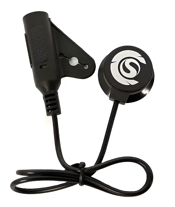 Captador Custom Sound de Contato Passivo CCP-25 BK com Clip e Conexão P10