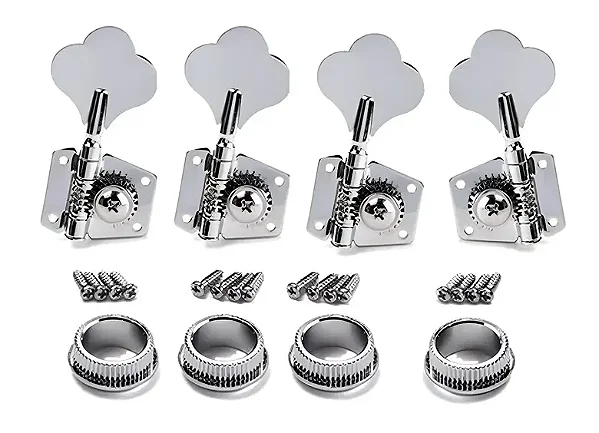 Tarraxas Blindadas Custom Sound CMH 821 Cromadas para Contrabaixo 4 Cordas