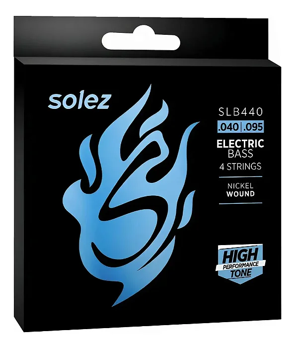 Encordoamento Solez SLB440 para Contrabaixo 4 Cordas 0.040" Nickel Wound