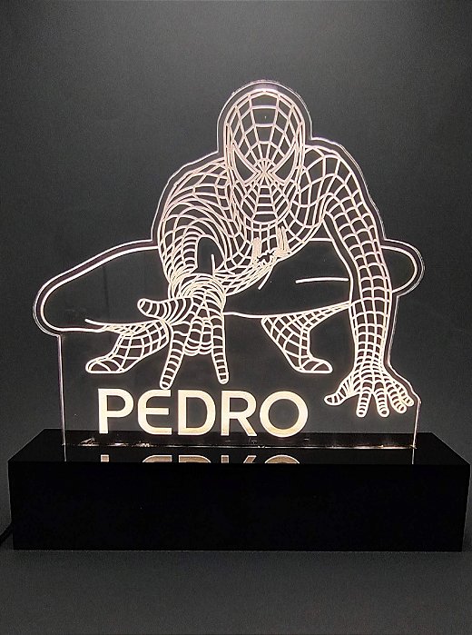 Luminária Homem Aranha