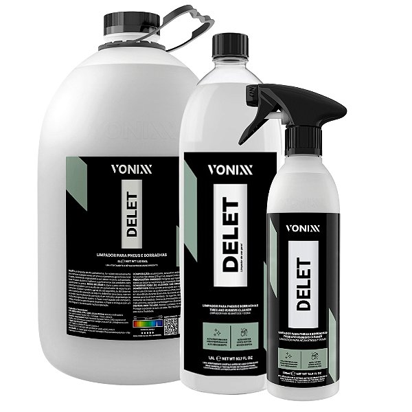 Limpador Para Pneus e Borrachas Delet - Vonixx