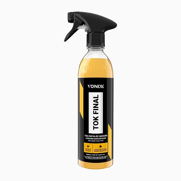 Cera Líquida Carnaúba Tok Final Spray 500mL - Vonixx