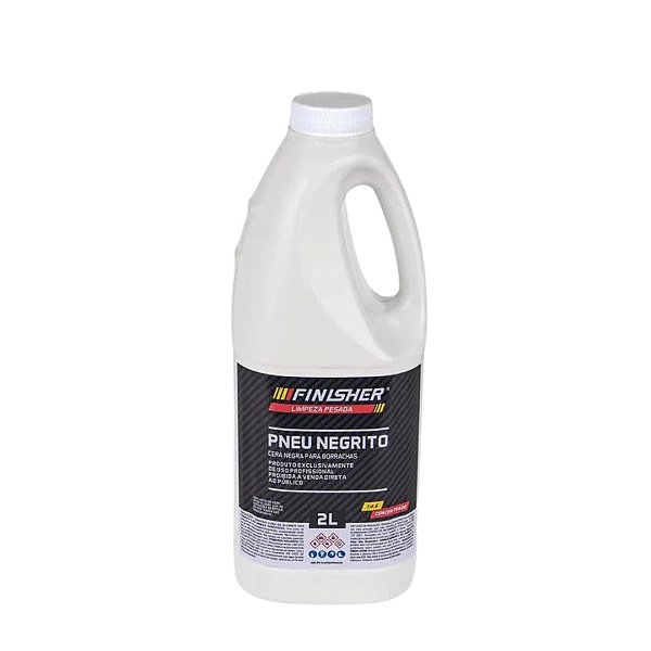 Cera Negra Para Borrachas Pneu Negrito 2L - Finisher