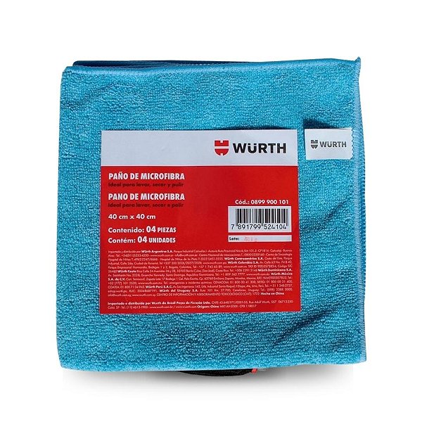 Flanela De Microfibra 40X40cm -  Wurth