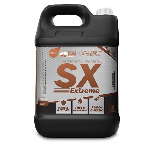 SX Extreme Detergente Automotivo 5L - Auto Limpe