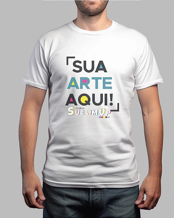 Camiseta Personalizada Frente Algodão Branco