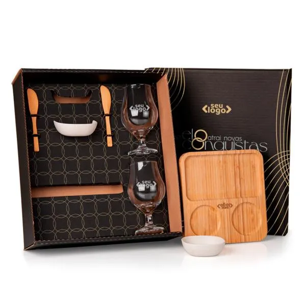 Kit Petisco, Pate E Cerveja - 7 Pçs
