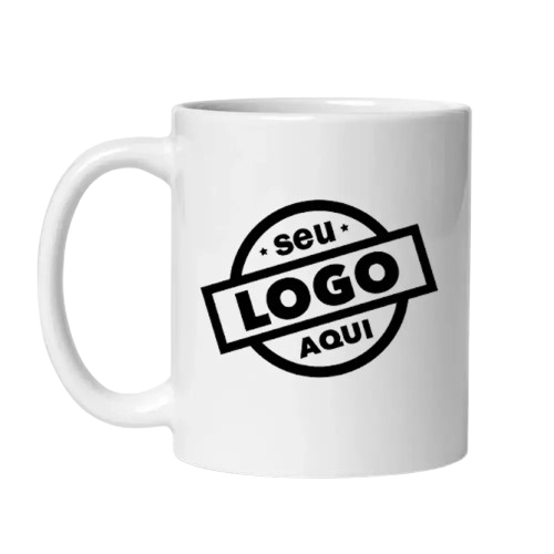 Caixa de canecas com logo- 36 unidades