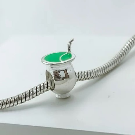 Berloque de Chimarrão  em Prata 925
