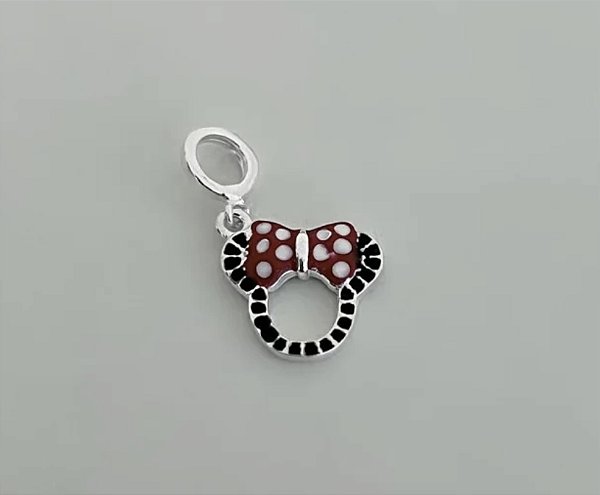 Berloque Minnie em Prata 925