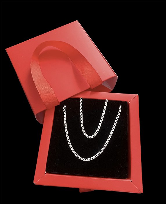 Conjunto Corrente e Pulseira Grumet 1.8mm 60cm em Prata 925