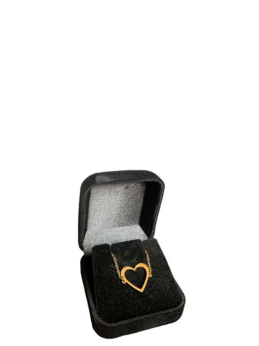 Pulseira de Coração Banhada a Ouro 18K