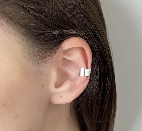 Piercing Fake Laminado 8mm em Prata 925