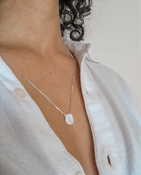 Escapulário UNISSEX São Bento em Prata 925