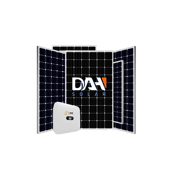 Kit Solar Fotovoltaico  9,9kWp - 18 módulos 555Wp DAH Solar e 1 Inversor WEG