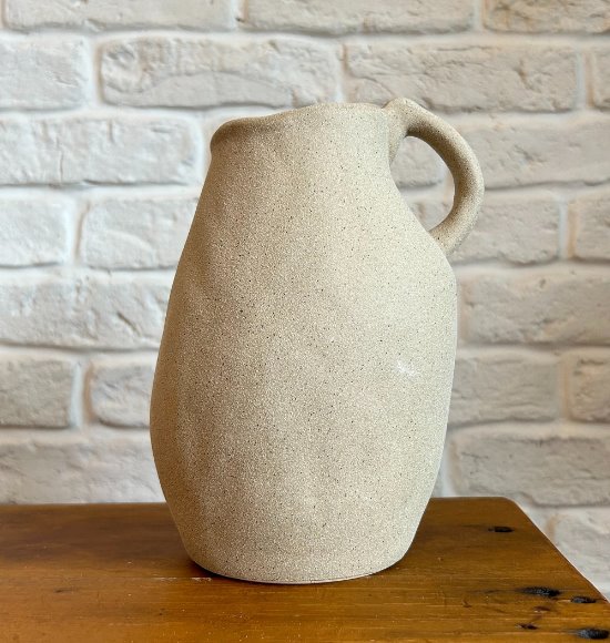 Vaso Decorativo Orgânico Médio em Cerâmica (22x16)
