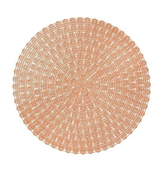 Jogo Americano Serena Taupe (38cm) - kit com 6 unidades