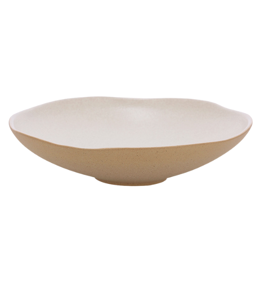 Centro de Mesa em Cerâmica Off-White (2 Tamanhos)